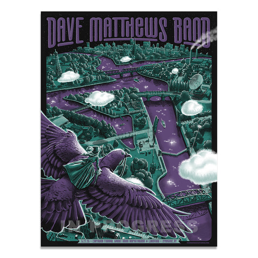 DMB Show Poster Syracuse, NY 05.27.2025