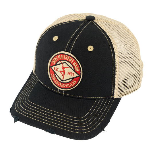 DMB Black Trucker Hat