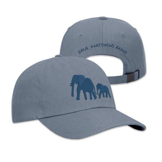 Elephant Dad Hat (Slate Blue)