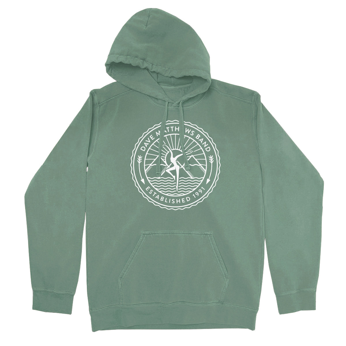 Firedancer Pigment-Dyed Hoodie - Alpine Green