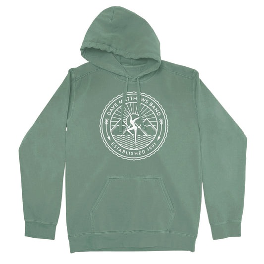 Firedancer Pigment-Dyed Hoodie - Alpine Green