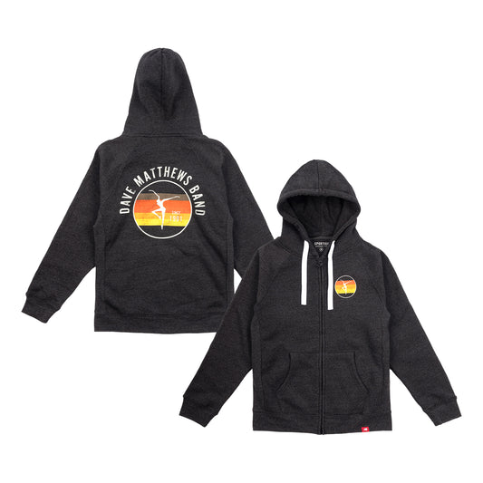 Striped Firedancer Zip Hoodie