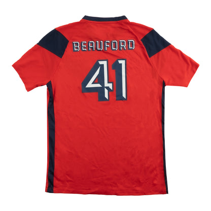 Red Nike Carter Beauford Soccer Jersey