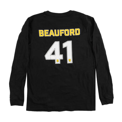 Black Adidas Carter Beauford Long Sleeve Soccer Jersey