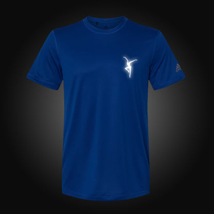 Reflective Firedancer Adidas Sport Shirt - Blue
