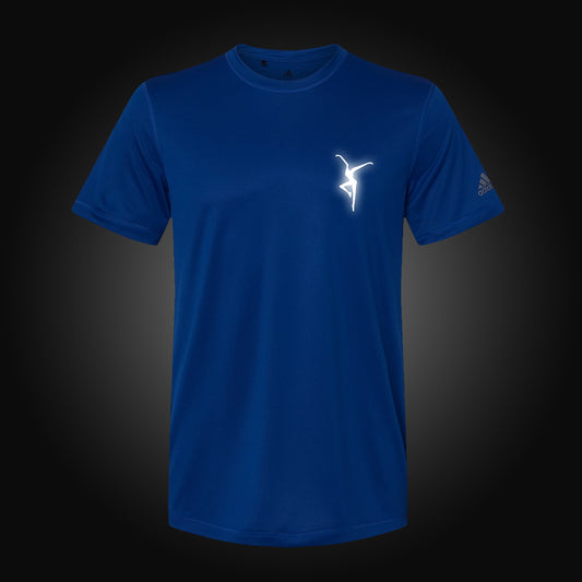 Reflective Firedancer Adidas Sport Shirt - Blue