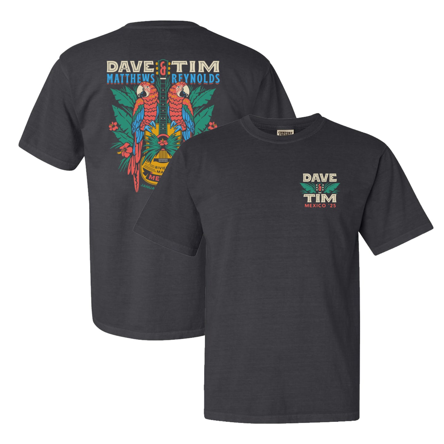 Parrot Guitar Tee - Graphite