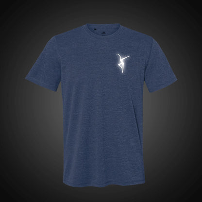 Reflective Firedancer Adidas Sport Shirt - Blue