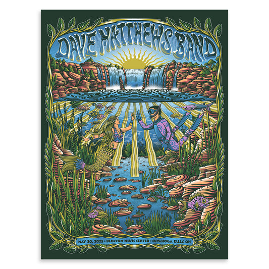 DMB Show Poster Cuyahoga Falls, OH 05.30.2025
