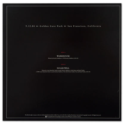 DMB Live Trax Vol. 02: 09/12/2004 - Golden Gate Park - 5 LP Set