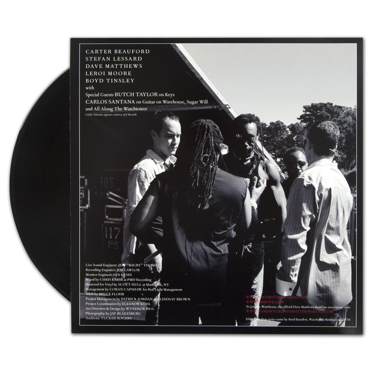 Live Trax Vol. 02 – DMB Golden Gate Park 2004 5-LP Vinyl – Dave