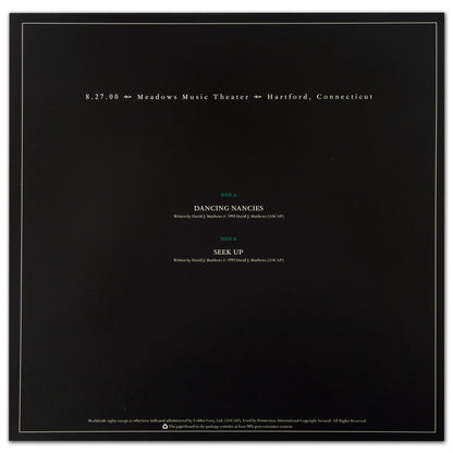 DMB Live Trax Vol. 03: 08/27/2000 - Meadows Music Theatre - 4 LP Set