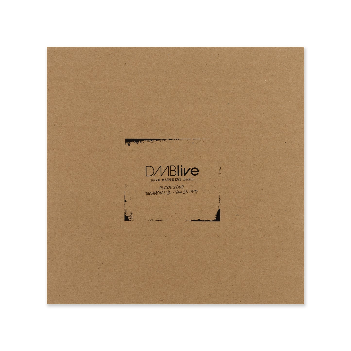 DMBLive - Flood Zone - Richmond, VA - 01/27/1993 - Vinyl
