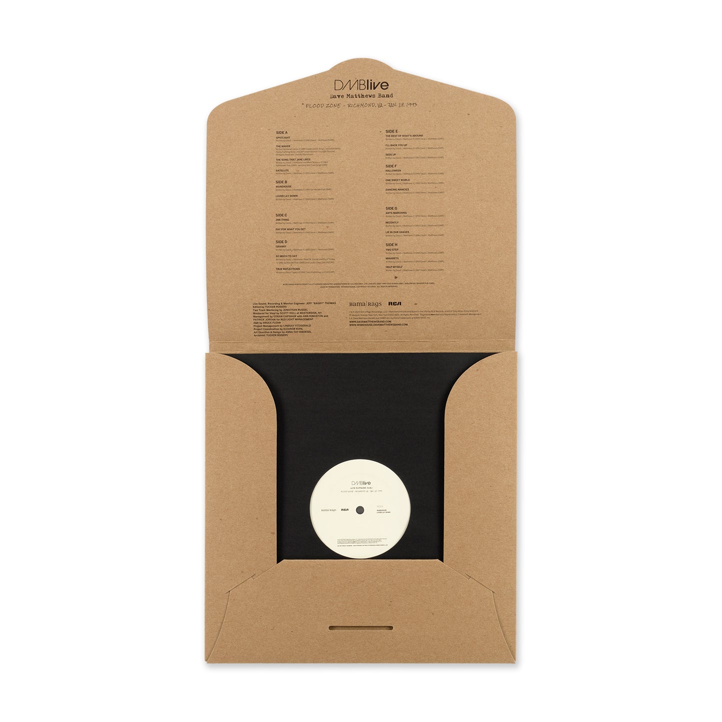 DMBLive - Flood Zone - Richmond, VA - 01/27/1993 - Vinyl