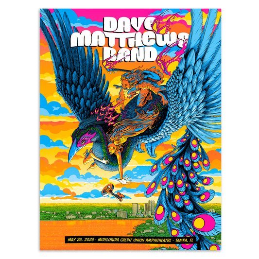 DMB Show Poster Tampa, FL 05/26/2026