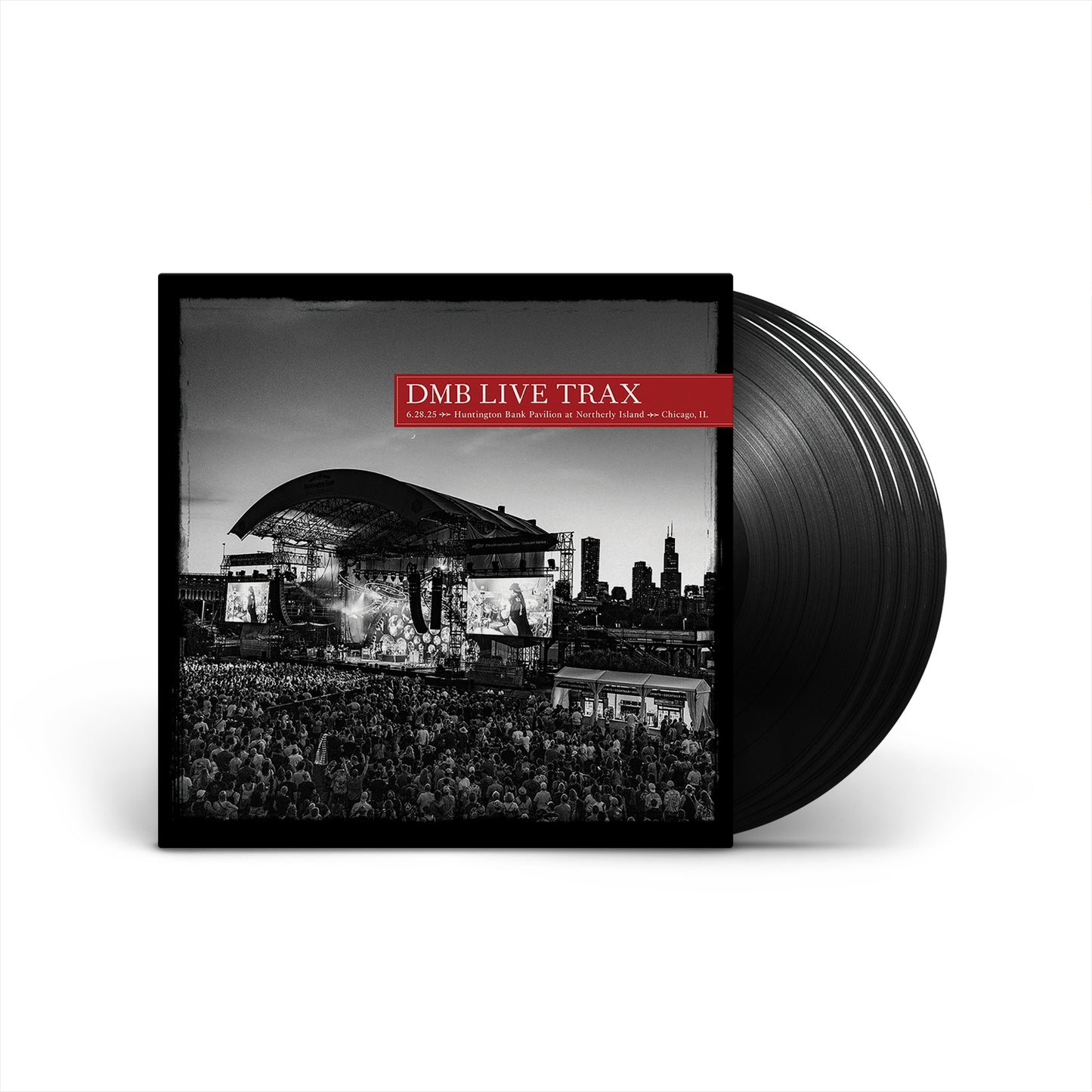 DMB Live Trax Vol. 72: 06/28/2025 - Huntington Bank Pavilion 6-LP Black