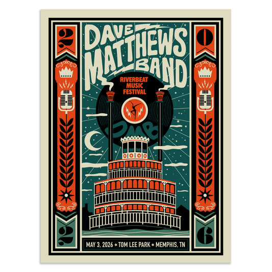 DMB Show Poster Memphis, TN 05/03/2026