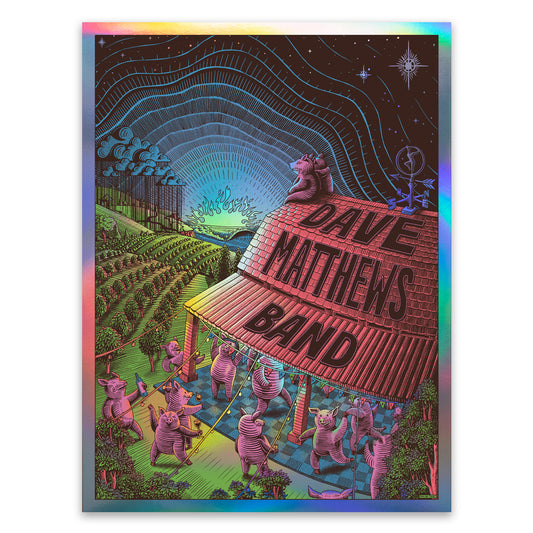 Pig Song Poster - Rainbow Foil