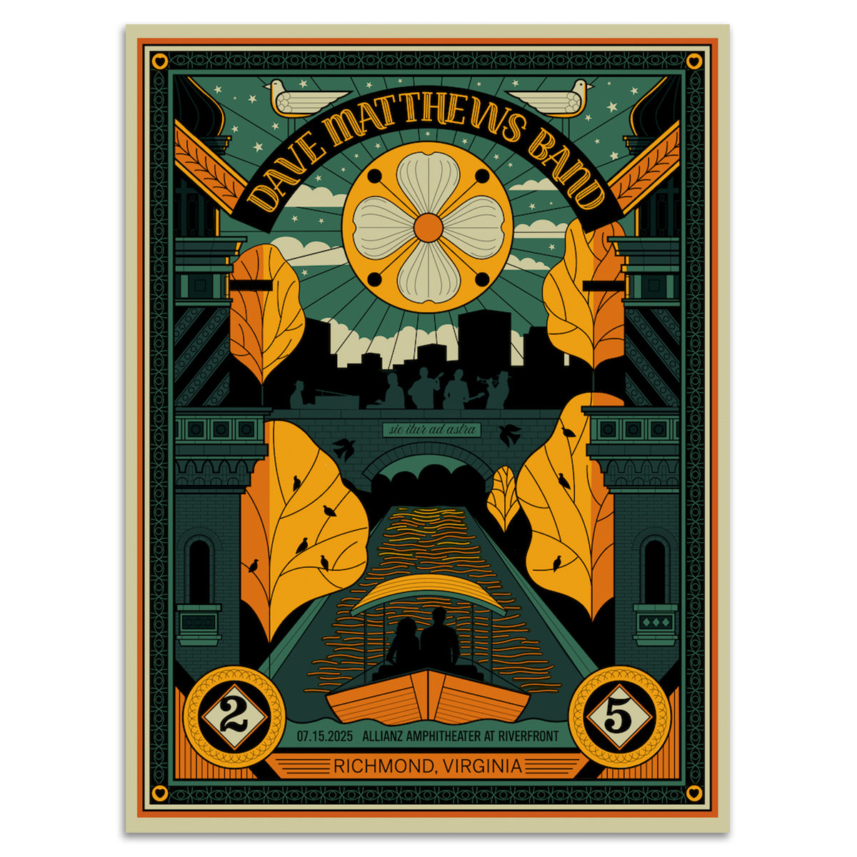 DMB Show Poster Richmond, VA 07.15.2025