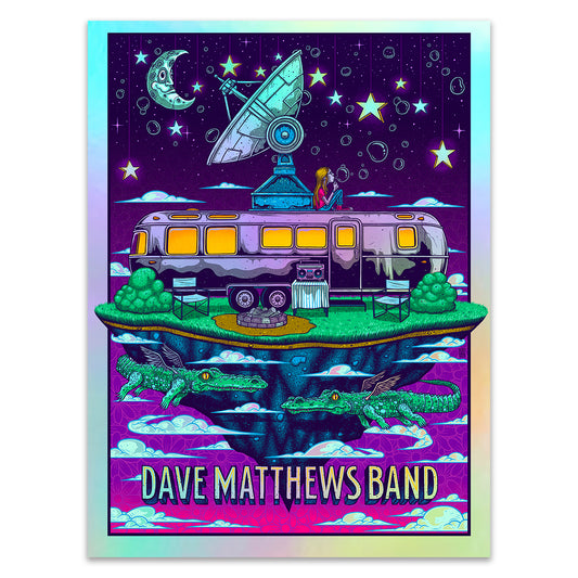 Satellite Song Poster Rainbow Foil