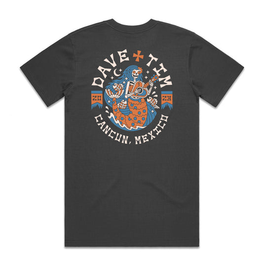 Dave & Tim - Cancun 2023 Charcoal Mermaid Tee