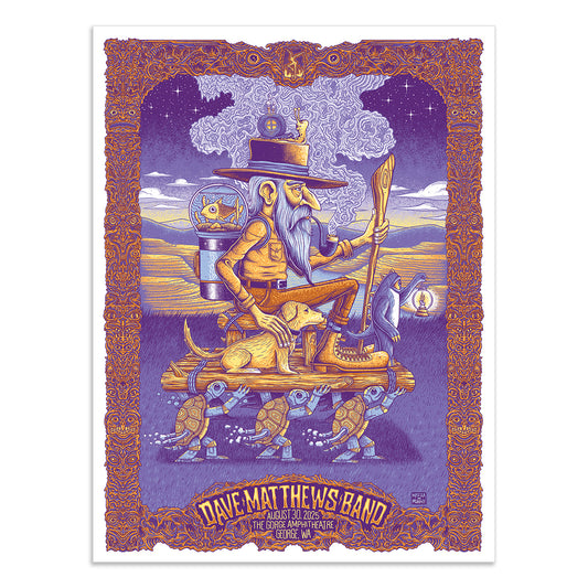 DMB Show Poster George, WA 08.30.2025