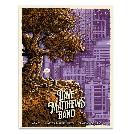 DMB Show Poster Kansas City, MO 06/24/2026